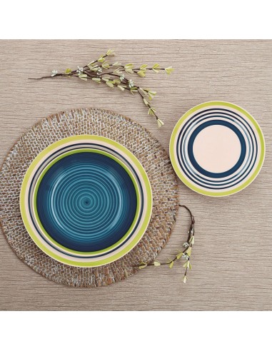 VAJILLA 18 PZAS. GRES MENORCA