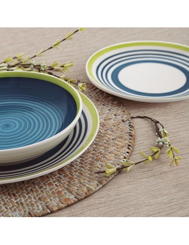 VAJILLA 18 PZAS. GRES MENORCA