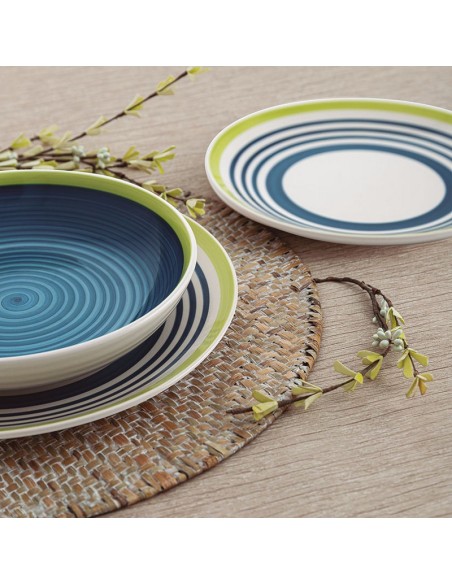 VAJILLA 18 PZAS. GRES MENORCA