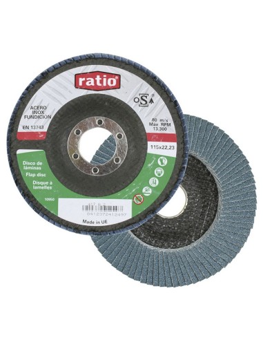 DISCO LAMINA ZIRCONIO Z80/115 RATIO