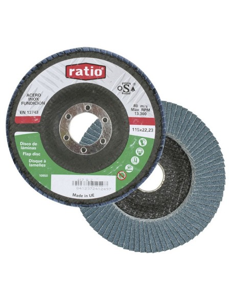 DISCO LAMINA ZIRCONIO Z60/125 RATIO