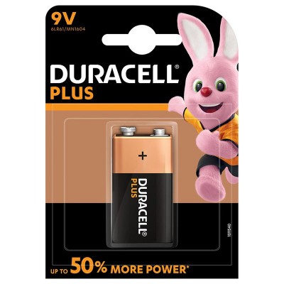 BL.1 PILA ALC. GAMA PLUS 6F22 DURACELL