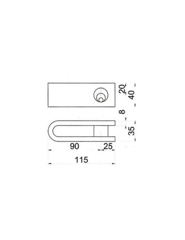 CANDADO PTA BALLESTA C150.