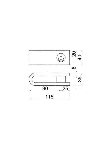 CANDADO PTA BALLESTA C150.