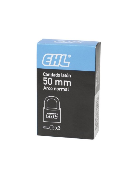 CANDADO LATÓN. ARCO NORMAL. 40 MM. EHL