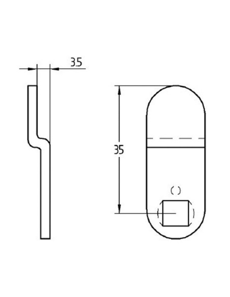 CERR.BUZÓN 135 LENG.CURVA C-35-03 18,5mm