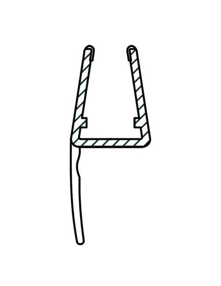 PERFIL 2 METROS JUNTA 13MM  6/8MM