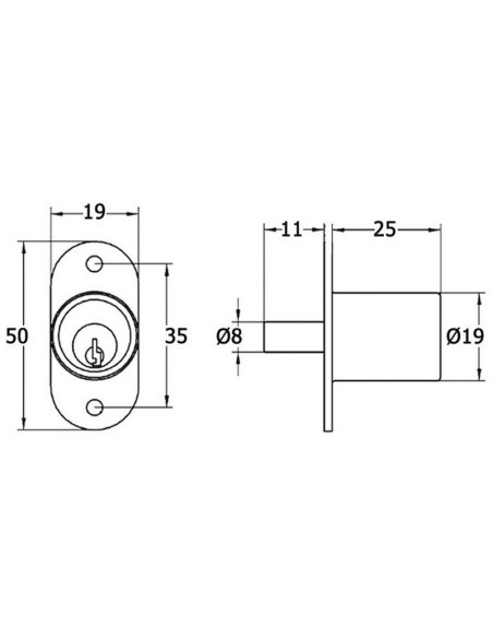 CERRADURA PULSAR. 26-35 mm. CR. BRILLO.