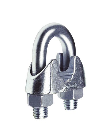 SUJETACABLE GALVANIZADO 8 MM.