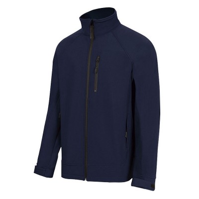 CHAQUETA SOFT SHELL AZUL NAVY T/M-XL