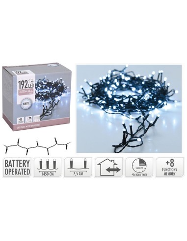 ILUMINACION 192 LED BCO. C/BATERIA