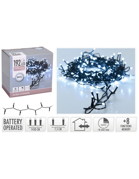 ILUMINACION 192 LED BCO. C/BATERIA