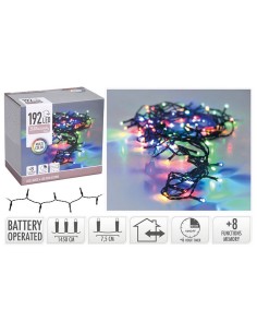 ILUMINACION 192 LED MULTICOLOR C/BATERIA