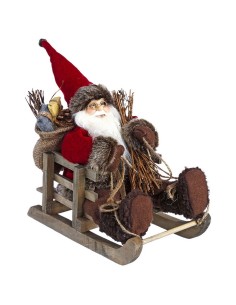 SANTA CLAUS EN TRINEO 28 CM.