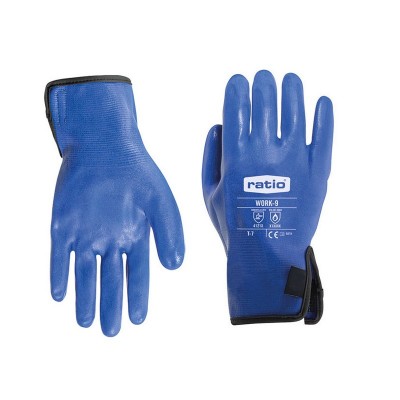 GUANTES PROTECCION WORK9 T.7 AZUL