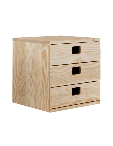 CAJONERA MODULAR 3 CAJONES 36X33X36cm