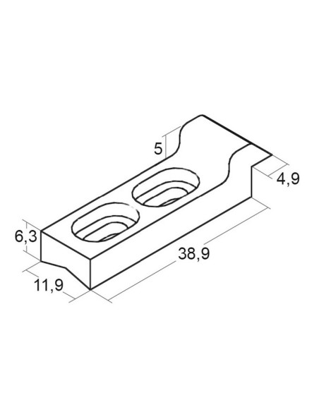 CONTRACIERRE VENTANA ALUM. 6819-00. 25 U