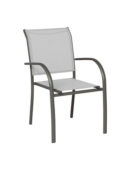 SILLA ALUM/ACERO TEXTIL.GRAFITO/GRIS