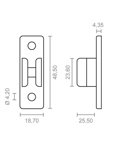 PINZA SUJECION MANIVELA TOLDO.BLCO.