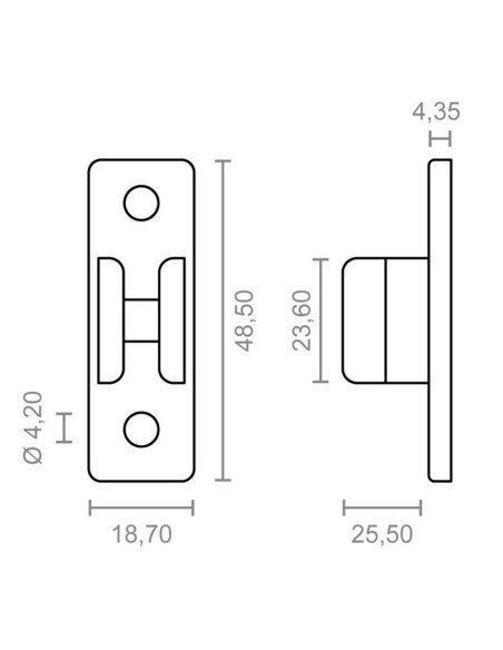 PINZA SUJECION MANIVELA TOLDO.BLCO.