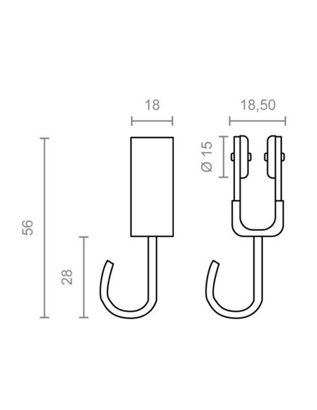 POLEA RIEL CORTINA INT.TOLDO.BLCO. 10 UN