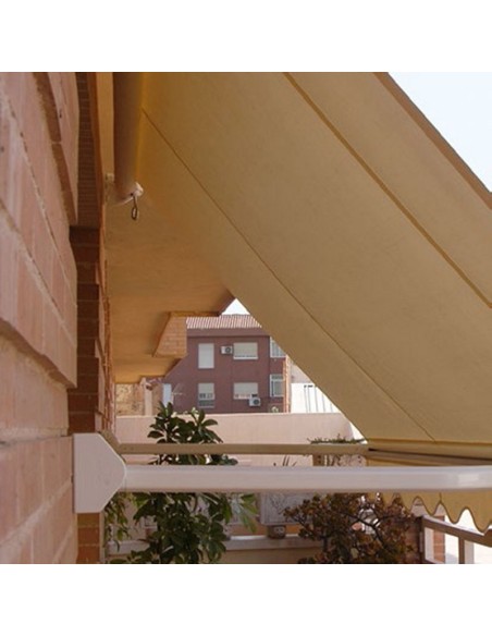 SOPORTE PARED TOLDO. BLCO. 2 UN.