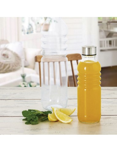 BOTELLA VIDRIO 1,25L. RELIEVE HABITAT