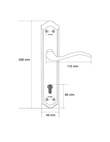 MANILLA C/ PLACA.LAT.BOCALL. 85. 49xh256