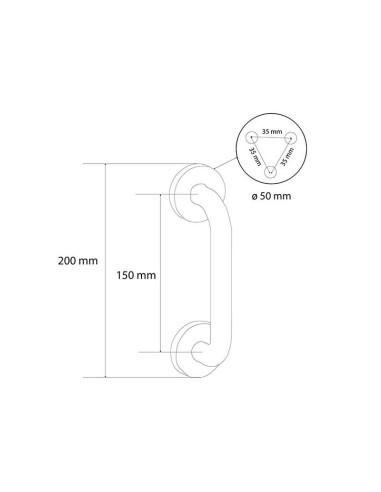 MANILLON SVM302. 150 MM.  A. INOX.