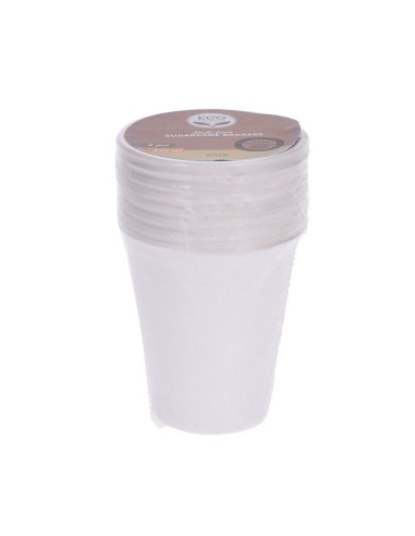SET 8 VASOS CARTON BIODEGRADABLE