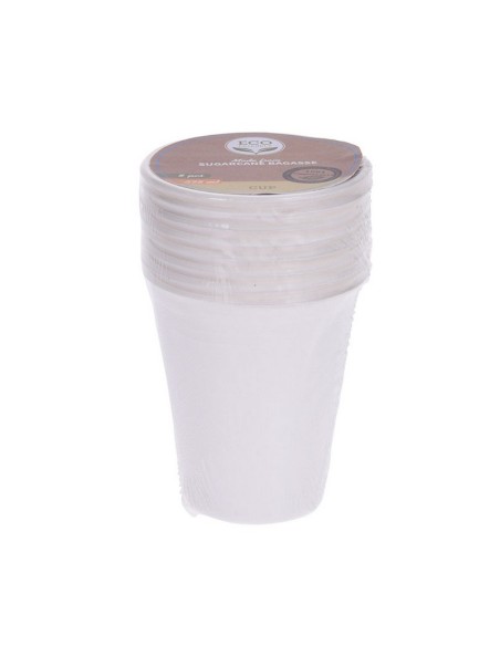SET 8 VASOS CARTON BIODEGRADABLE