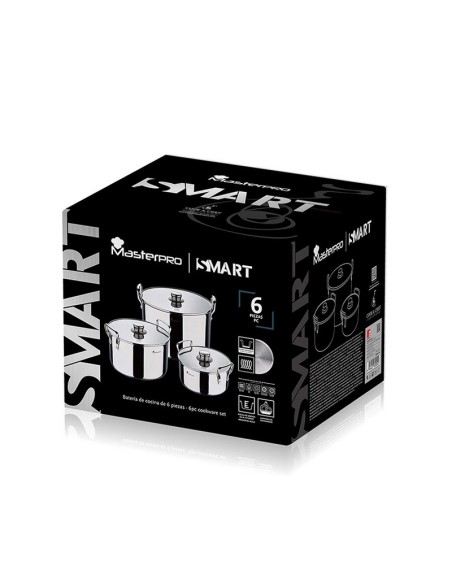 BATERIA COCINA 6P. INOX COOKWARE SMART