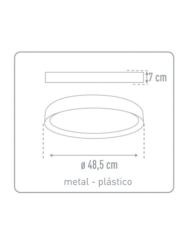 PLAFON LED DUBLIN 24W 2500 LUMENS