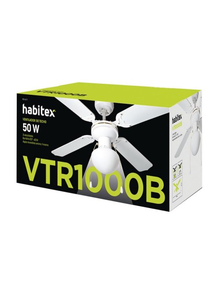 VENTILADOR TECHO. MOD. VTR 1000. BLCO.