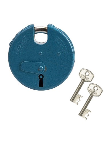 CANDADO REDONDO ACERO PINTADO 6 BORJAS