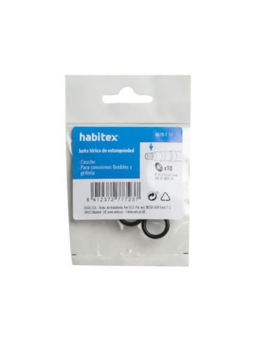 JUNTA TORICA AN10 12,37X2,62MM.BOLSA10