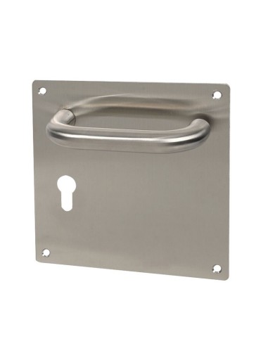 MANILLA PLACA. 170x170  mm. INOX. BOC.47