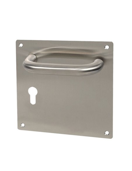 MANILLA PLACA. 170x170  mm. INOX. BOC.47