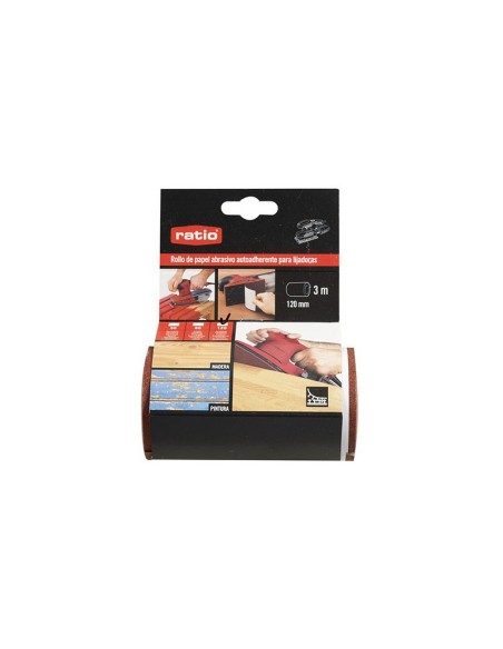 ROLLO PAPEL ABRA 3MTS X120MM G.120 RATIO