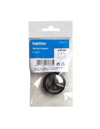 TAPON LAVABO DIAM. 40MM. HABITEX