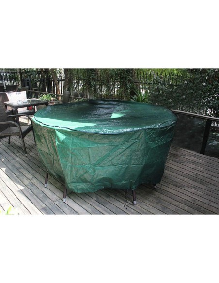 FUNDA MUEBLES.PE MESA+SILLAS Ø 205X90 CM