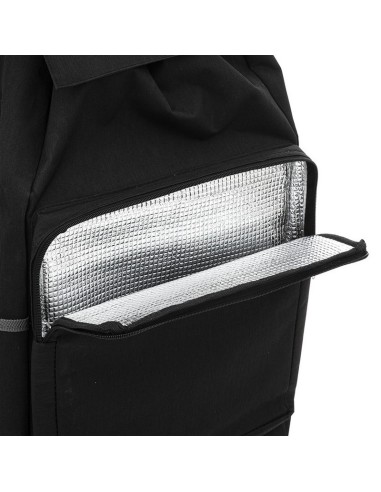 CARRO COMPRA TROLLEY 6 RUEDAS NEGRO