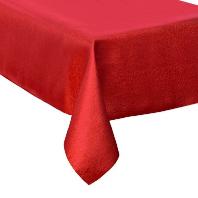 MANTEL 140x240CM.ROJO 100% POLIESTER