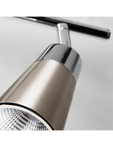 APLIQUE LED VITRO 2 FOCOS 10W CROMADO