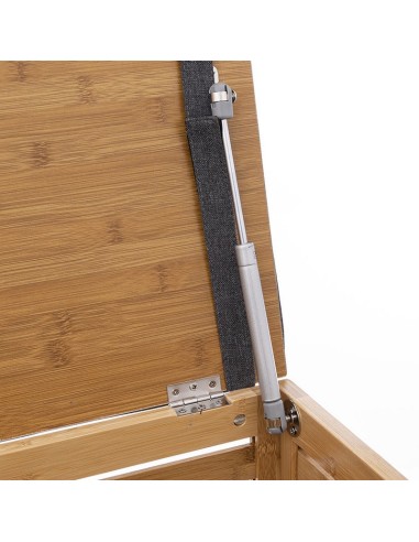 BANCO ALMACENAMIENTO BAMBU 35X35XH.45CM