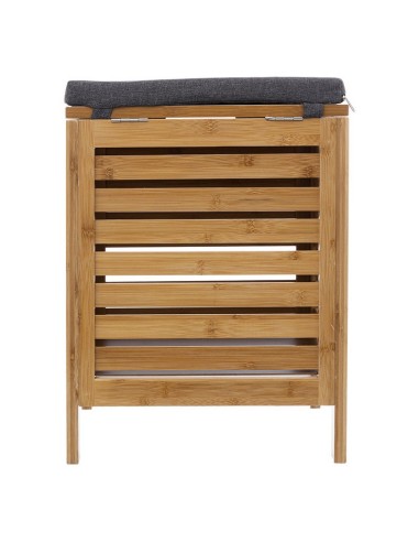 BANCO ALMACENAMIENTO BAMBU 35X35XH.45CM