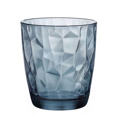 VASOS VIDRIO DIAMOND AZ.30,5CL. JGO.6 U.