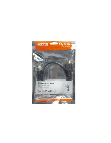 CABLE ETHERNET NEGRO, 1,0 MTS.
