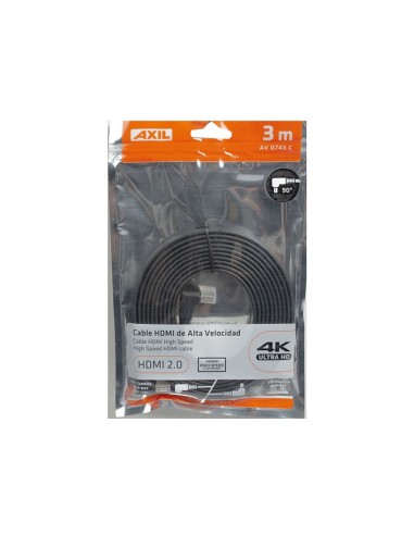 CABLE PLANO HDMI, CON. ANGULO RECTO, 1 M