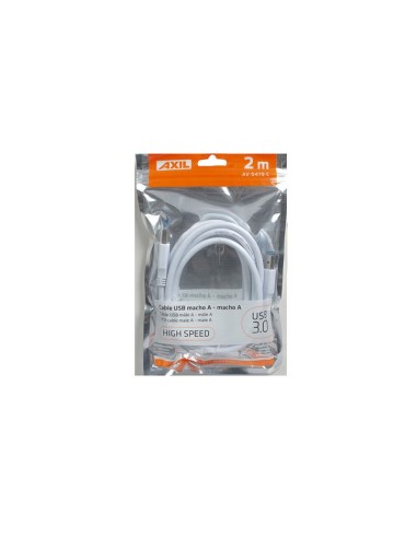 CABLE USB MACHO A, USB 3.0, BCO. 2,0 M.